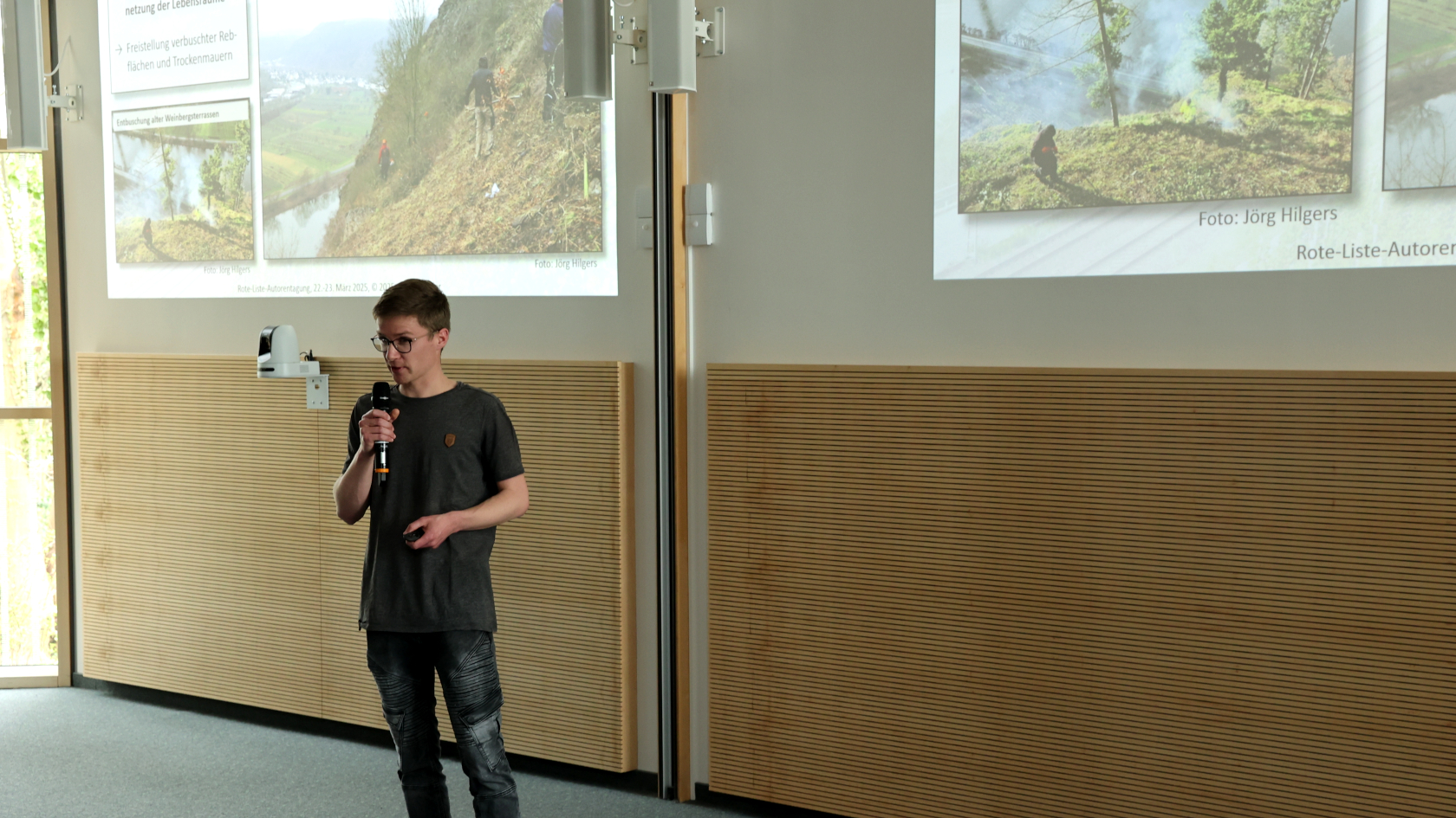 Die prekäre Situation des Mosel-Apollos thematisierte Rote-Liste-Nachwuchsautor Daniel Müller. Foto: Dr. Wolfgang Kathe
