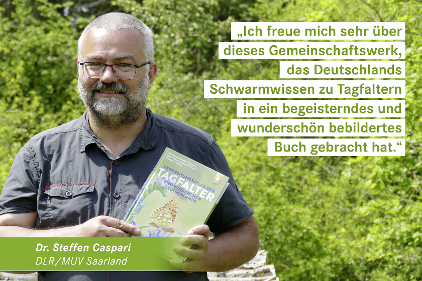 Mitherausgeber des Verbreitungsatlas ist Dr. Steffen Caspari, der beim Rote-Liste-Zentrum des Bundesamtes für Naturschutz arbeitet, das im DLR Projektträger angesiedelt ist.