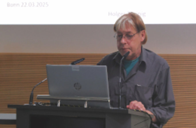 Holger Meinig bei der Rote-Liste-Autorentagung im März 2025 in Bonn. Foto: Dr. Wolfgang Kathe