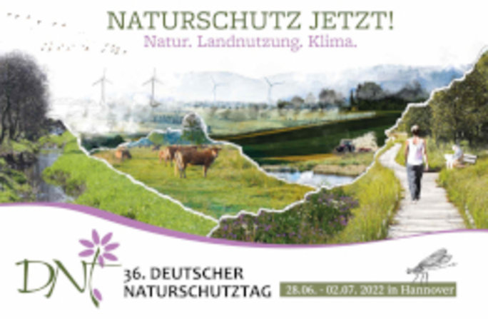 Anmeldeschluss für den Deutschen Naturschutztag ist der 17. Juni 2022. Grafik: DNT