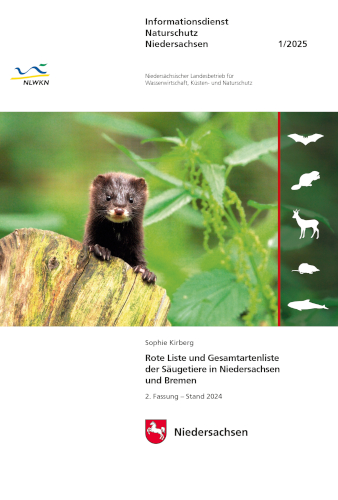 Rote Liste der Säugetiere in Niedersachsen und Bremen. Foto: NLWKN 