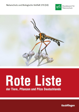 Aktuelle Rote Liste der Raubfliegen. Bild: BfN/RLZ